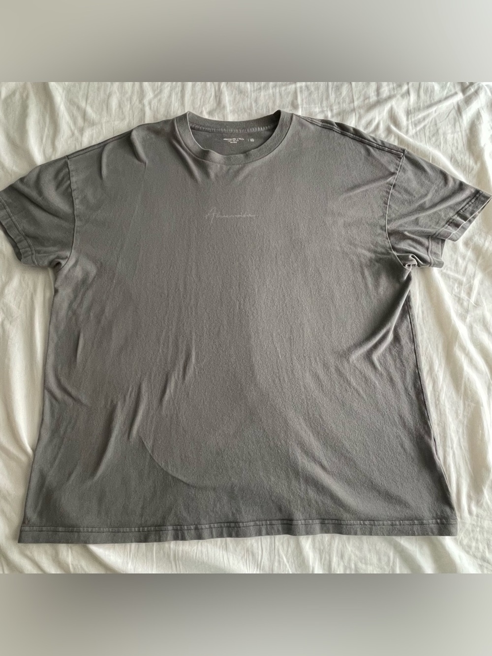 (2) Abercrombie Fitch Men’s South Beach Florida Logo Shirts XXL Charcoal Gray - Picture 9 of 12